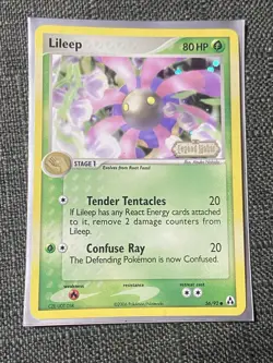 Pokemon TCG Lileep Stamped Reverse Holo Card 56/92 EX Legend Maker 2006 - Image 1