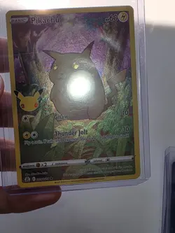 Pokemon TCG Celebrations Pikachu Holo Card 005/025 25th Anniversary - Image 2