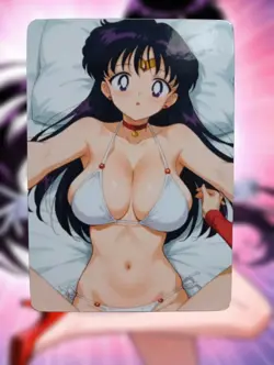 Sailor Mars Sailor Moon Anime Waifu Sexy Goddess Doujin Lewd Hentai Card - Image 1
