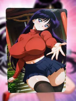 Sailor Mars Sailor Moon Anime Waifu Sexy Goddess Doujin Lewd Hentai Card - Image 1