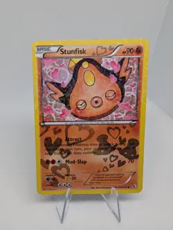 Stunfisk RC12/RC25 Legendary Treasures Reverse Holo Rare Pokemon TCG Card - LP - Image 1