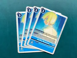 Kiriha Aonuma BT19-081 Playset Special Booster 2.0 2.5 Digimon Card Game x4 - Image 1