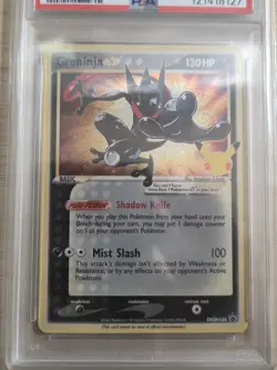 Pokemon Card Greninja Gold Star SWSH144 Celebrations Promo PSA 7 NM With Swirl - Image 2