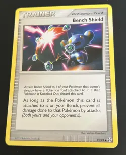 Pokemon TCG Bench Shield TRAINER Rare Card 83/99 Arceus 2009 - NM - Image 1
