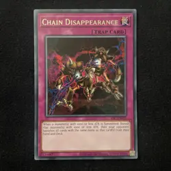 Yu-Gi-Oh Chain Disappearance Rare IOC-EN052 LP Single Card - Image 1