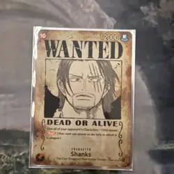 One Piece Card Game - Shanks - Wanted Alt Art SP - OP09-004 - English - Image 1