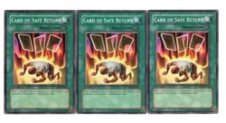 Yugioh- 3X Card of Safe Return - Common - 1st Edition - SD2-EN018 - Light Play - Image 1