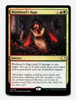 Worldsoul's Rage [Commander: Edge of Eternities] MTG NM/M 🔥🌳 - Image 1