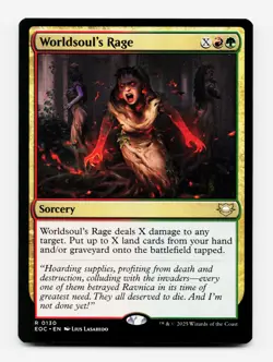 Worldsoul's Rage [Commander: Edge of Eternities] MTG NM/M 🔥🌳 - Image 3