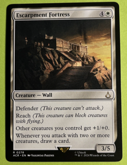 Escarpment Fortress ACR 278 MTG NM/M Never Played - Image 1