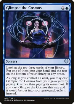 MTG Glimpse the Cosmos - Kaldheim (KHM) NM UC #60 - Image 1