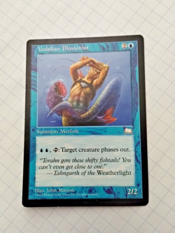 MTG Vodalian Illusionist Weatherlight Regular Uncommon - Some Edge Wear - Pics - Image 1