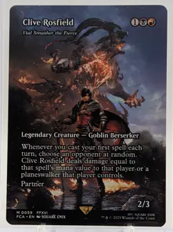 MTG Clive Rosfield - Vial Smasher the Fierce (Showcase) Final Fantasy - Image 1