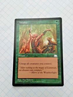 MTG Vitalize Weatherlight Regular Common - Some Edge Wear - See Pics - Image 1