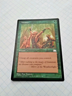MTG Vitalize Weatherlight Regular Common - Some Edge Wear - See Pics - Image 2