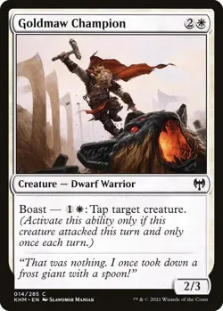 MTG Goldmaw Champion - Kaldheim (KHM) NM Common #14 - Image 1