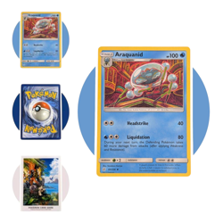 Cosmic Eclipse Pokemon Card (ZZ21): Araquanid 65/236 - Image 1