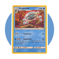 Cosmic Eclipse Pokemon Card (ZZ21): Araquanid 65/236 - Image 2