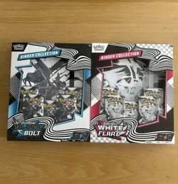Pokemon Black Bolt White Flare Binder Collection Set. New Sealed - Image 1