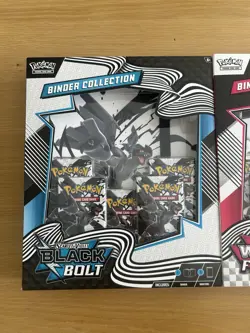 Pokemon Black Bolt White Flare Binder Collection Set. New Sealed - Image 2