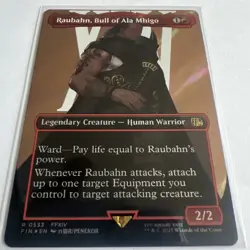 Raubahn, Bull of Ala Mhigo (Borderless) (Surge Foil) Final Fantasy Foil - Image 1