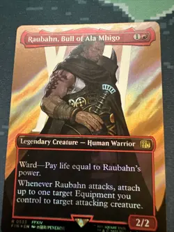 Raubahn, Bull of Ala Mhigo (Borderless) (Surge Foil) Final Fantasy Foil - Image 1