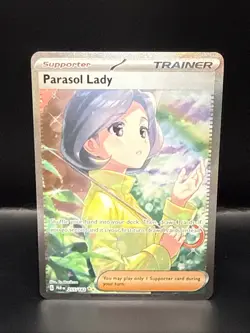 Pokemon Parasol Lady 255/182 Sv04: Paradox Rift Holo - Image 2