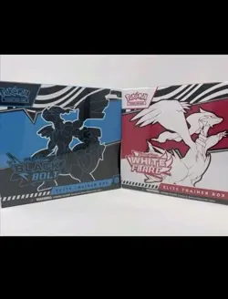 Pokemon ETB Black Bolt and White Flare Elite Trainer Box Set of 2 - Image 1