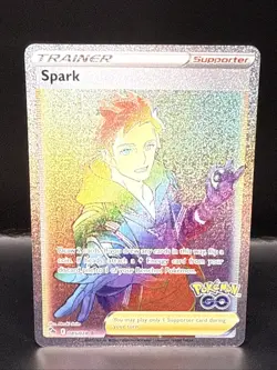 Pokemon Spark 085/78 Pokemon Go Rainbow Holo (Full Art Trainer) Near Mint - Image 2