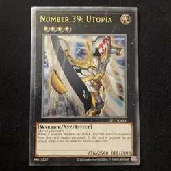 YUGIOH Number 39: Utopia (OP17-EN001) Ultimate Rare Near Mint - Image 1