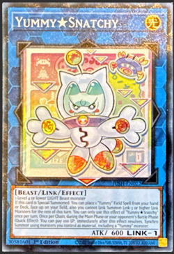 Yugioh! - Yummy Snatchy JUSH-EN022 - Collectors Rare - 1'st Ed. - NM/M - Image 1