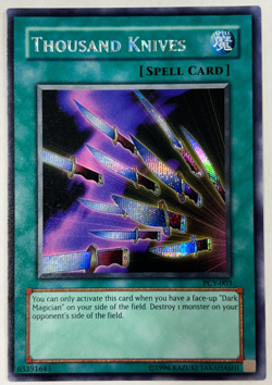 Yugioh PCY-003 Thousand Knives Secret Rare Promo Vintage Original NM - Image 1