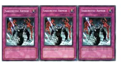 Yugioh- 3X Sakuretsu Armor - Common - Unlimited - 5DS1-EN037 - Near Mint - Image 1