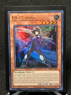 Yugioh Justice Hunters - K9-17 Izuna - Ultra Rare - JUSH-EN031 - Image 1