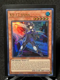 Yugioh Justice Hunters - K9-17 Izuna - Ultra Rare - JUSH-EN031 - Image 3