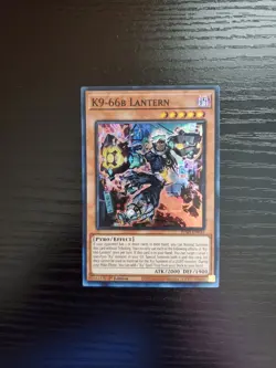 Yugioh Justice Hunters - K9-66b Lantern - Super Rare - JUSH-EN033 - Image 1