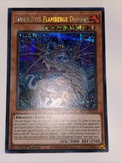 Yugioh! Snake-Eyes Flamberge Dragon - MP24-EN113 - Prismatic Secret Rare - 1st E - Image 1