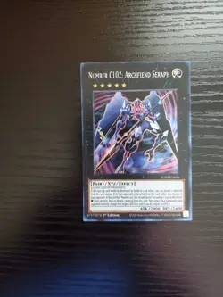 Yugioh Justice Hunters - Number C102: Archfiend Seraph - Super Rare - JUSH-EN056 - Image 1