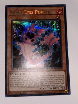 *** SNAKE-EYE POPLAR *** 1ST EDITION PRISMATIC SECRET RARE MP24-EN128 YUGIOH! - Image 1
