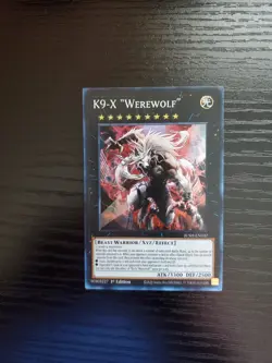 Yugioh Justice Hunters - K9-X "Werewolf" - Super Rare - JUSH-EN037 - Image 1
