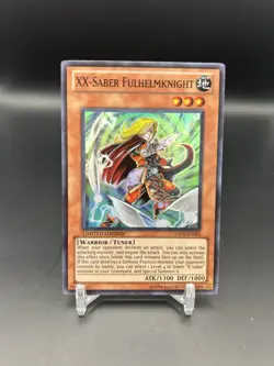 YUGIOH XX-SABER FULHELMKNIGHT XSPU-EN001 SUPER LIMITED ED NM PROMO - Image 1