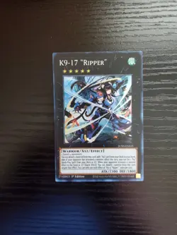 Yugioh Justice Hunters - K9-17 "Ripper" - Super Rare - JUSH-EN035 - Image 1