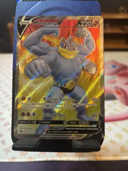Pokemon TCG Machamp v Sword & Shield Astral Radiance Full Art Card 171/189 - Image 1