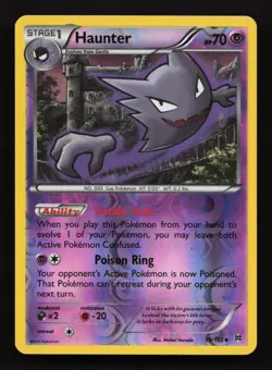 Pokemon Card Haunter 59/162 XY Breakthrough Reverse Holo NM - Image 1