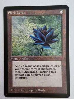 Black Lotus Proxy Black Border Ungraded Card - Image 1