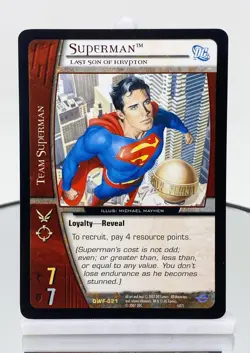 Upperdeck Vs System: DC World's Finest Bulk Lot of 68 Card Non Foil NM - LP - Image 2