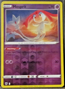 1 POKEMON CARD TCG/MESPRIT/066/189/RARE/REVERSE HOLO/2022** COLLECTIBLE ** - Image 1