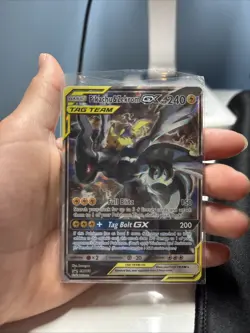 Pikachu & Zekrom GX Tag Team Promo Card SM168 NEAR MINT - Image 1