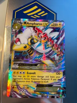 Pokemon TCG Mega Ampharos EX Ancient Origins Ultra Rare Card 28/98 - Image 1