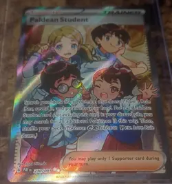Pokemon TCG Paldean Student 3 Card Lot In NM Condition - Image 4